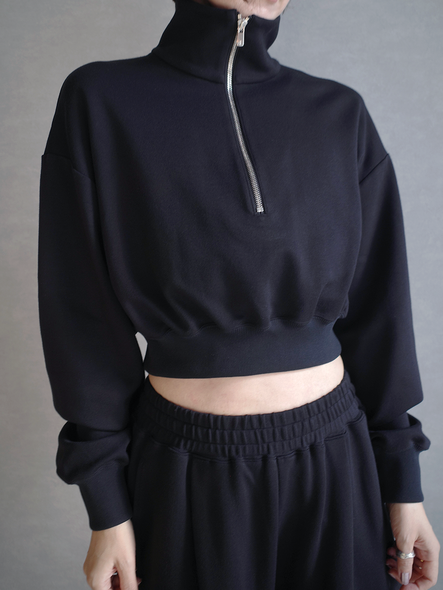 ななし　紫コンプ ハーフジップトップ- 25#9 - CONN（コン）